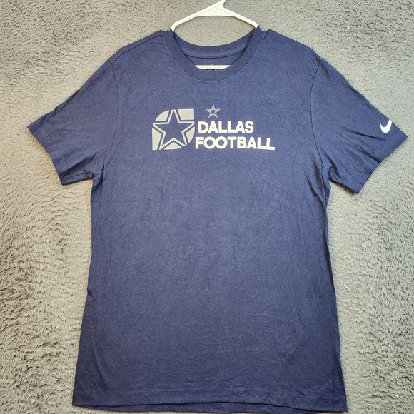 Dallas Cowboys Shirt Mens Medium Blue NFL Football Nike Tee America's Team - Picture 1 of 8
